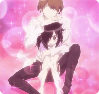 ❤️ Anime, Desenho animado, Casal, Amor, Romance, Amizade telegram sticker