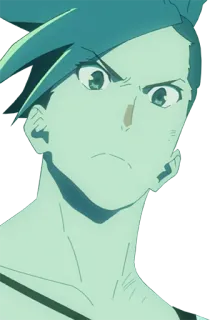 😕 Anime, Personaggio, Illustrazione telegram sticker