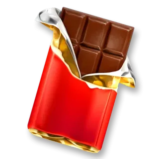 🍫 chocolat, bonbon, sucré, nourriture, dessert, collation whatsapp sticker