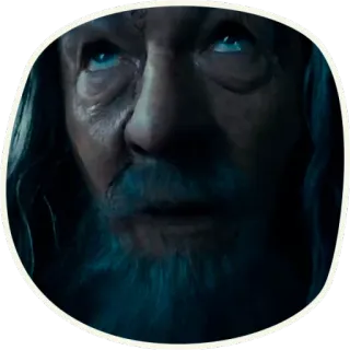 🙄 Gandalf Lord of the Rings 마법사, 판타지, 마법, 톨킨 telegram sticker