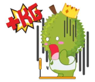 durian @emmastickers whatsapp stickers