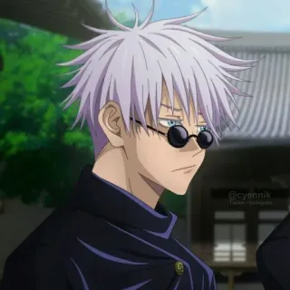 🖤 Satoru Gojo Jujutsu Kaisen anime, character, Satoru Gojo, Jujutsu Kaisen telegram sticker