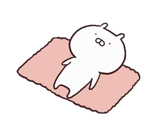 💨 süß, tier, cartoon, kawaii, figur telegram sticker