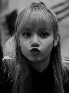 ◽️ Lisa K-pop, cantor, celebridade, Lisa, Blackpink telegram sticker