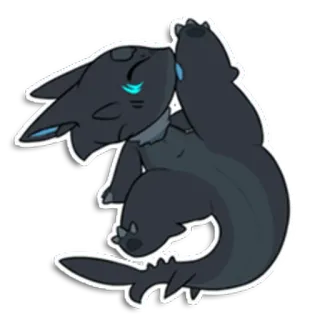 🚿 kucing, hewan peliharaan, stiker, anime, kawaii, imut whatsapp sticker