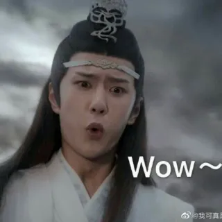 😳 Wow~ whatsapp sticker