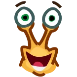 👀 cartoon, monster, cute, eyes, happy whatsapp sticker