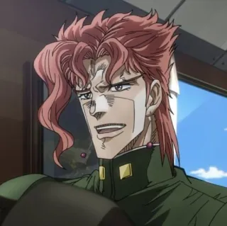 🌟 Noriaki Kakyoin JoJo's Bizarre Adventure Anime, Jojo, Jojo's Bizarre Adventure, Noriaki Kakyoin, Kakyoin, Personnage telegram sticker