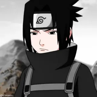 🖲 Sasuke Naruto Саске, Наруто, Аниме, Манга, Учиха telegram sticker