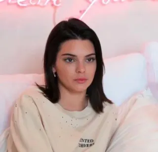 😐 UNITED UNIVERS kendall jenner, modella, celebrità, persona telegram sticker