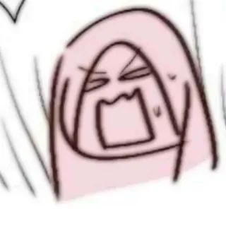🍒 anger, frustration, cartoon, expression, emotion, angry face telegram sticker