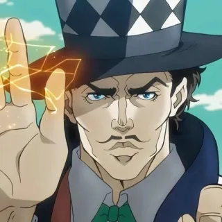 Jojo anime moment :: @fStikBot telegram stickers