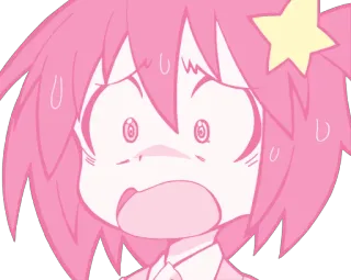 😱 anime, shocked, scared, manga, kawaii, cute telegram sticker