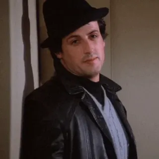 🥀 Rocky Balboa Rocky boxing, movie, stallone, 80s, actor, italian telegram sticker