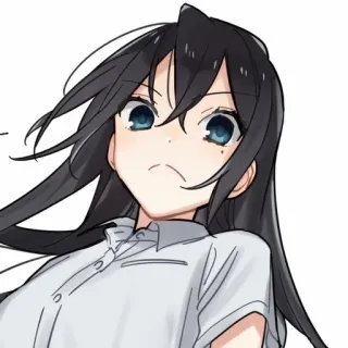 🪐 Anime, Ragazza, Carina, Manga, Ritratto telegram sticker