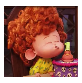 🎂 Dennis Hotel Transylvania мультфильм, персонаж, Монстры на каникулах, Деннис, торт ко дню рождения telegram sticker