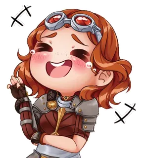 😂 Saheeli Rai Magic: The Gathering Magic the Gathering, Planeswalker, Saheeli, Artífice, Inventor telegram sticker