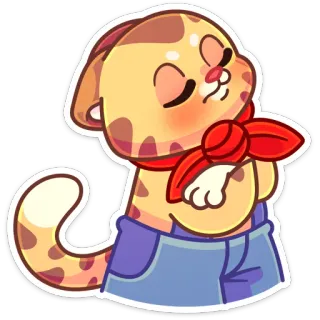 ☺️ gato, animal, dibujos animados, lindo, pegatina telegram sticker
