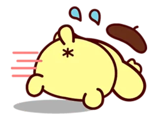 🐭 Dessin animé, Animal, Chien, Fesses, Mignon, Personnage telegram sticker