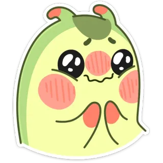 ☺️ słodki, kreskówka, uroczy, kawaii, postać, przyjazny telegram sticker