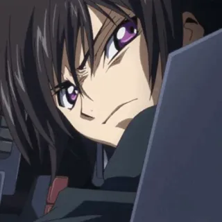 🥀 Lelouch Lamperouge Code Geass 애니메이션, 를르슈, 진지함, 제로, 메카 telegram sticker