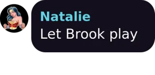 🤔 Natalie
Let Brook play telegram sticker