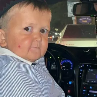 😀 Hasbulla Magomedov Hasbulla, Meme, Dagestan, car, driving telegram sticker