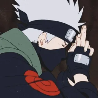 🖕 Kakashi Naruto anime, kakashi, dedo do meio, gesto ofensivo, naruto, adesivo telegram sticker