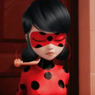 😶 Ladybug Miraculous Ladybug Ladybug, Miraculous Ladybug, cartoon, superhero, anime, french animation whatsapp sticker