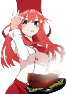 😋 Anime, Chef, Cibo, Cucina, Ristorante telegram sticker