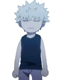 😑 Bakugo My Hero Academia アニメ, マンガ, ヒーロー, 個性, キャラクター, 僕のヒーローアカデミア, 爆豪, カートゥーン telegram sticker