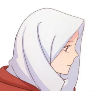 😄 头巾, 穆斯林, 伊斯兰教, 女性, 头巾, 端庄时尚, 信仰 telegram sticker