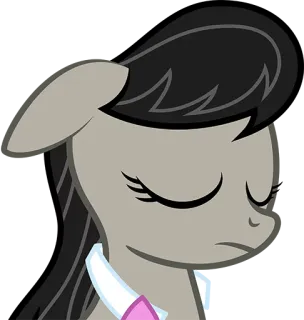 😞 pony, cartoon, animal, horse, equine telegram sticker