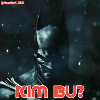 🤨 Batman KIM BU? แบทแมน, ซูเปอร์ฮีโร่, การ์ตูน, ดีซีคอมมิกส์ telegram sticker