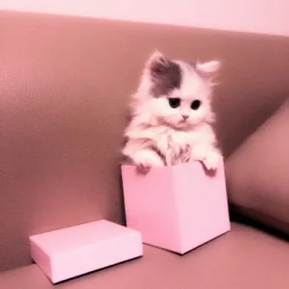 🐈 cat, kitten, box, cute, animal, pet telegram sticker
