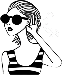 Girl 2 telegram stickers