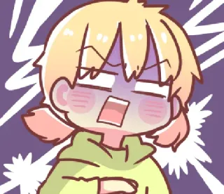 😱 Anime, Kartun, Marah, Ekspresi, Lucu whatsapp sticker