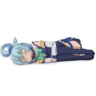 😑 Aqua Konosuba Anime, Dibujos animados, Divertido, Meme whatsapp sticker