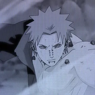 😡 Pain Naruto Anime, Penjahat, Ninja, Kuat, Akatsuki telegram sticker