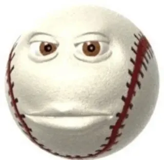 🌟 baseball, sports, funny, emoji, ball, anthropomorphic telegram sticker