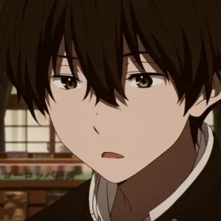 🔒 Anime, Menino, Retrato, Mangá telegram sticker
