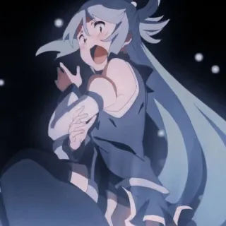 😱 Aqua Konosuba Anime, Konosuba, Aqua, Waifu, Carina, Femmina telegram sticker
