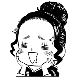🤩 anime, cartoon, character, happy, cute whatsapp sticker