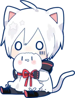 😗 アニメ, 猫, かわいい, 可愛い, キャラクター whatsapp sticker