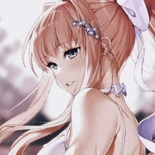 📄 Anime, Fille, Kawaii, Mignon, Illustration telegram sticker