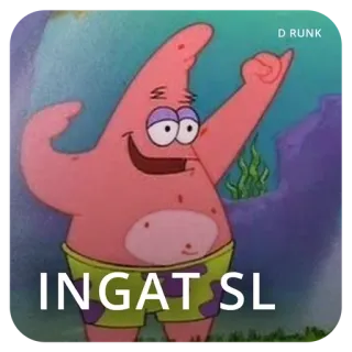 🥵 Patrick Star SpongeBob SquarePants INGAT SL Patrick Estrela, Desenho animado, Bob Esponja, Engraçado, Ingat SL telegram sticker