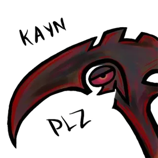 😒 Kayn KAYN
PLZ Kayn, เคียว, อาวุธ, วิดีโอเกม, แฟนตาซี telegram sticker