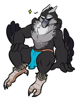 😘 bird, anthro, cartoon, character, animal, furry telegram sticker
