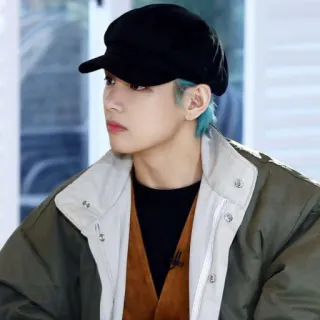 🎭 V V, BTS, K-pop, Idola, Penyanyi, Pop Korea, Asia telegram sticker