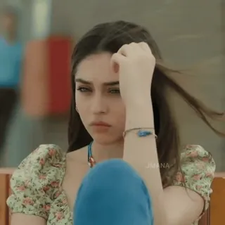 🎈 woman, sad, portrait, girl, person, female whatsapp sticker